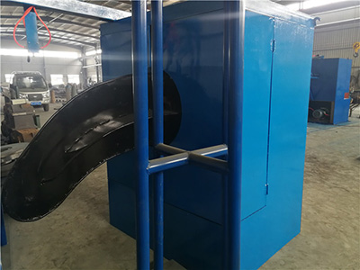 Elephant trunk take-up machine